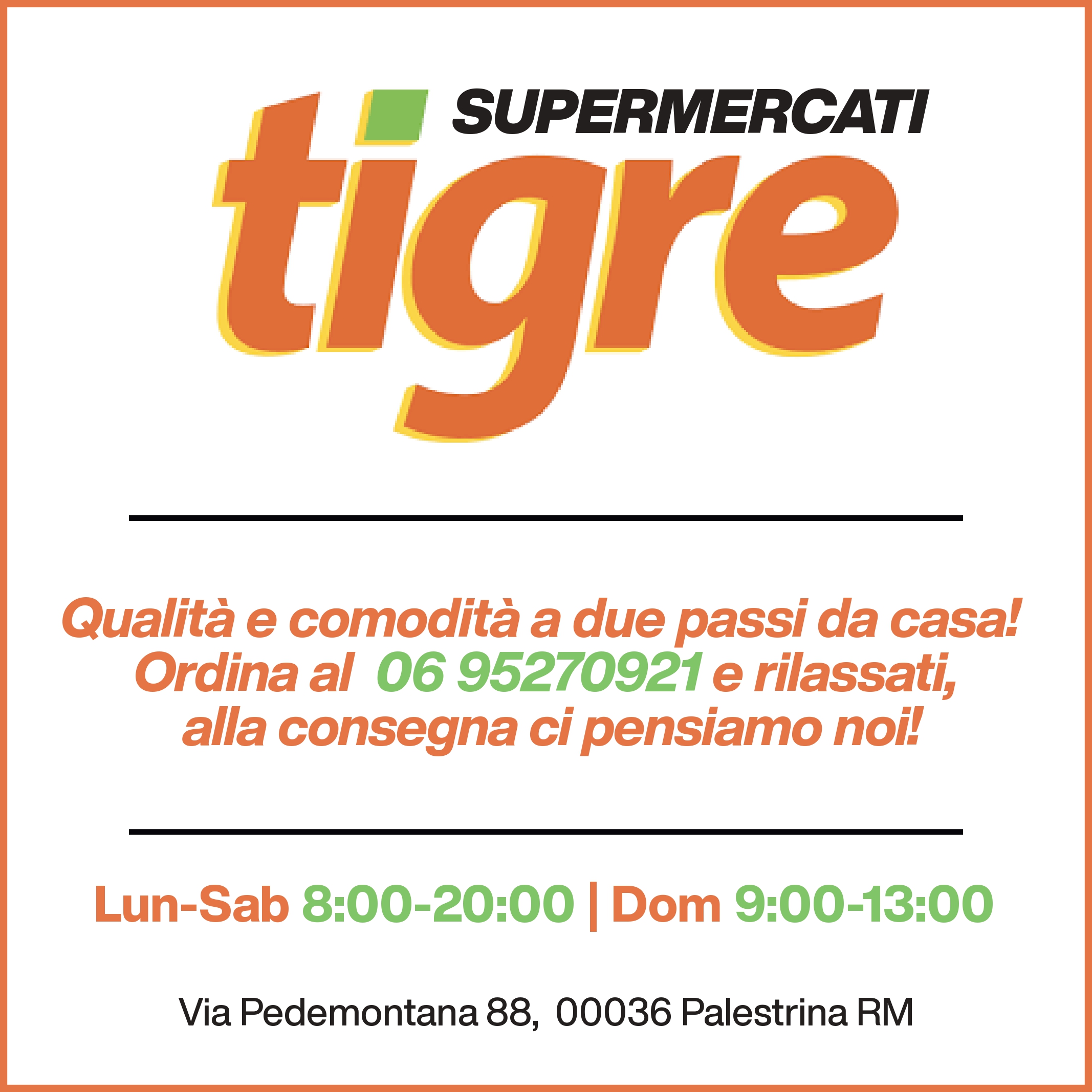 Supermercato Tigre a Palestrina: Un Tesoro di Prodotti Freschi a Km 0